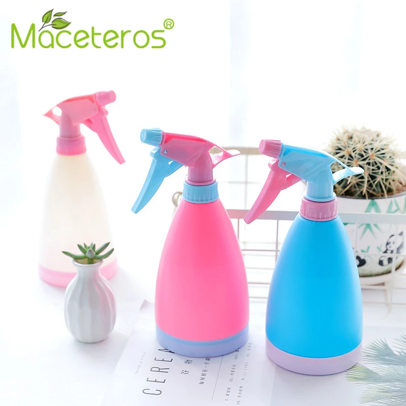 

Household Portable Watering Spray Bottle Hand Pressure Spray Bottle Small Form Candy Color Spray Bottle Garden Cleaning Tools
