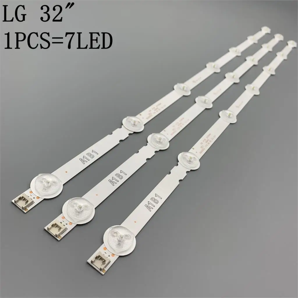 Комплект из 3 предметов 7LED Подсветка лампы Газа для LG 32 ТВ 32ln541v 32LN540V A1 B1-Type 6916L-1437A 6916L-1438A 6916L-1204A 6916L-1426A 63 см