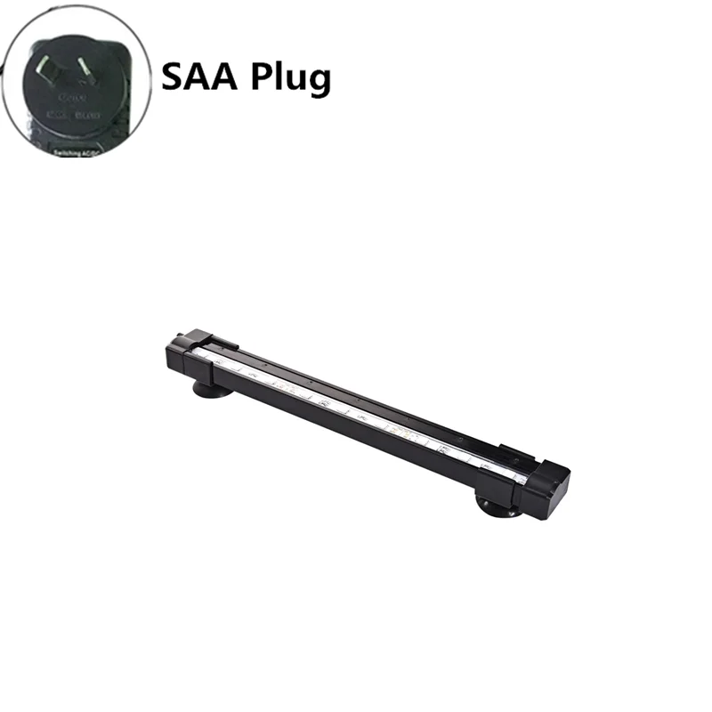 SAA Plug Air Bubble Lamp 16CM with Remote Control Waterproof SMD RGB Colorful LED Aquarium Fish Tank Submersible Light - Цвет: SAA Plug