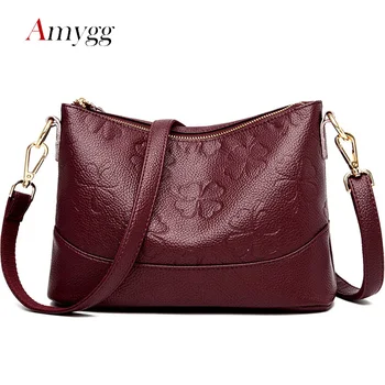 

Designer Embossing Crossbody Bag Women Leather Handbags Classic Hobos Messenger Bags High Quality Shoulder Bag Sac A Main Femme