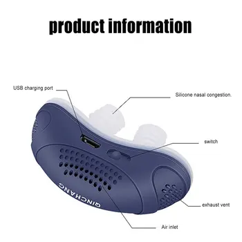 

Micro Electric Anti Snoring Electronic Device Sleep Apnea Stop Snore Aid Stopper Usb Electric Anti Snoring Devices