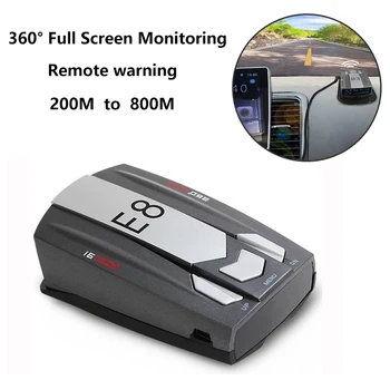 

Radar Detector E8, Car Speed Laser Radar Detector with LED Display Voice Alert and Alarm System Radar Detector Kit with 360 Deg