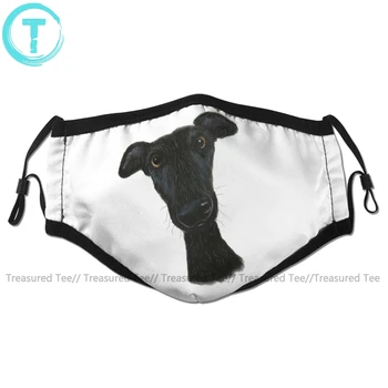 

Whippet Mouth Face Mask Whippet Greyhound Dog PRiNT Facial Mask Kawai Cool with 2 Filters for Adult