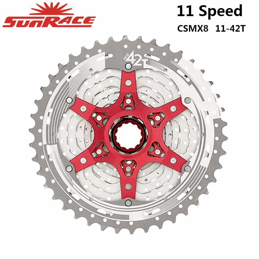 Sunracing 11 скоростная кассета CSMS8 CSMX8 MX80 RX8 11-46 T/42 T/40 T/50 T велосипедная кассета подходит Shimano SRAM маховик sunracing 11-50T