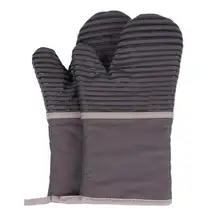 1 пара термостойкая кухонная пищевая Толстая термостойкая перчатка для печи силиконовая Нескользящая Перчатка для выпечки