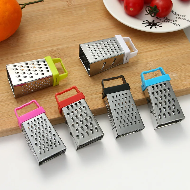 

Mini Stainless Steel Four-sided Grater Shredder Potato Radish Cutter Minced Ginger Garlic Kitchen Supplies
