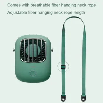 

Portable hanging neck fan Lazy neck Fan sports fan USB Charging Fan Handheld Small Fan personal neck fan for Office Outdoor