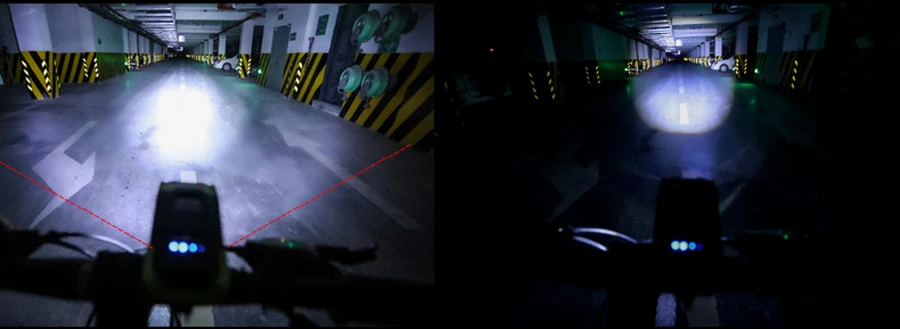 4000mAh Bicycle Flashlight Induction Bike Front Light Set USB Rechargeable Smart Headlight With Horn LED Bike Light+Rear Lamp  (7)