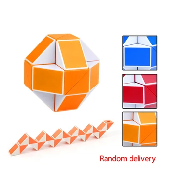 

1pc Puzzle Lovely Snake Shape Wooden Puzzle Kids Wooden Puzzle Toy Children Learning Educational Color Toy Learning Toy Supply