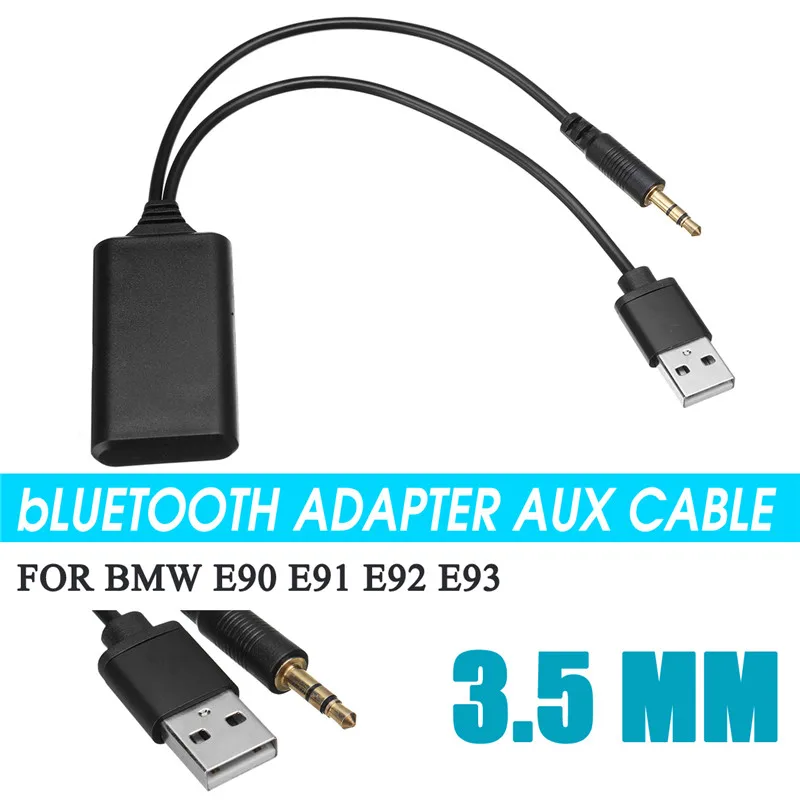

Universal Car 12V bluetooth Module Adapter Wireless Radio Stereo AUX-IN Aux Cable Adapter USB 3.5MM Jack Plug