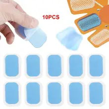 10 шт. Сменные гелевые наклейки с гидрогелем, ABS тренажер для пресса, Тренировка мышц живота, гелевые наклейки для фитнеса, Новинка