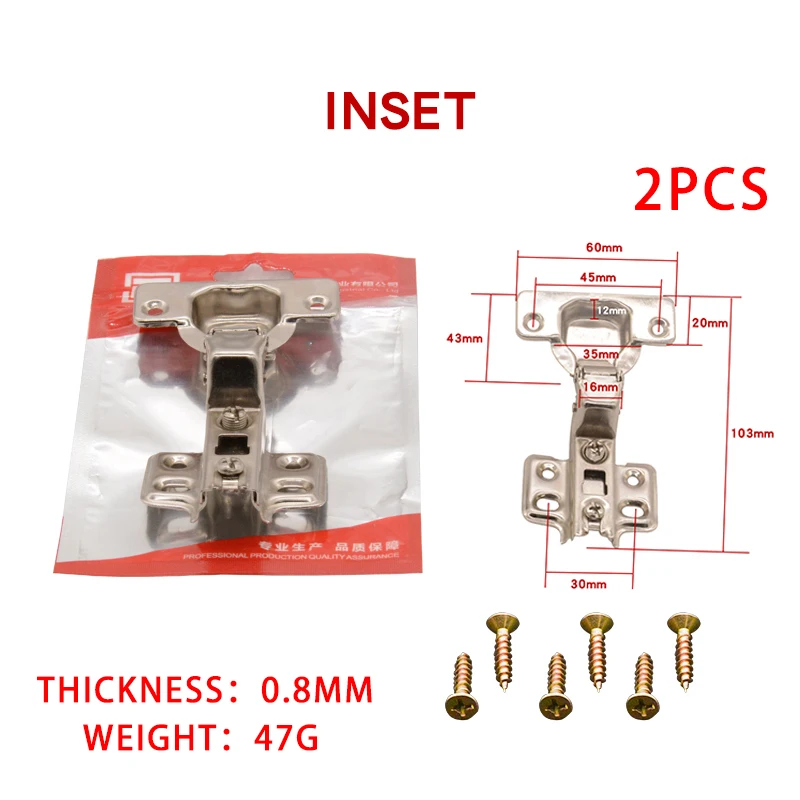 Inset Полный-oveylay/полунакладка/вставка три размера петли для шкафа Aceessories - Цвет: Inset