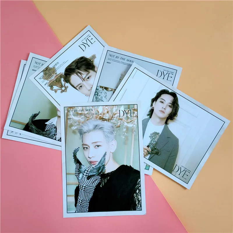Kpop GOT7 Returns New Album DYE NOT BY THE MOON JinYoung Bambam JB JACKSON MARK YoungJae YuGyeom Stickers Pictorial Posters | Канцтовары