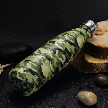 

Dropshipping 304 Stainless Steel Water Bottle 500ml Thermos Bottle Gym Sport Cups Travel Vacuum Flask type 1 24-47