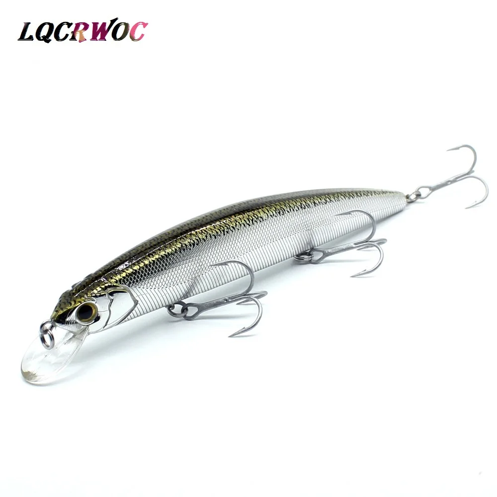 Новый Minnow 130 мм 20 г Щука рыболовная приманка высокого качества жесткие воблеры