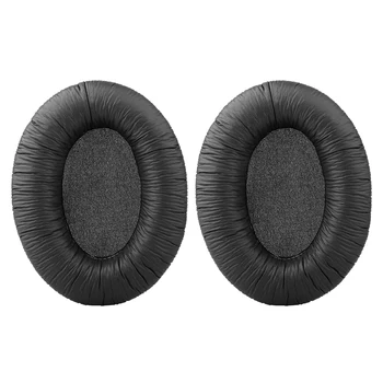 

1Pair Soft PU Headphone Ear Pads Round PU Leather Ear Cushions Replacement Cushions for Sennheiser HD201 HD180 HD201S