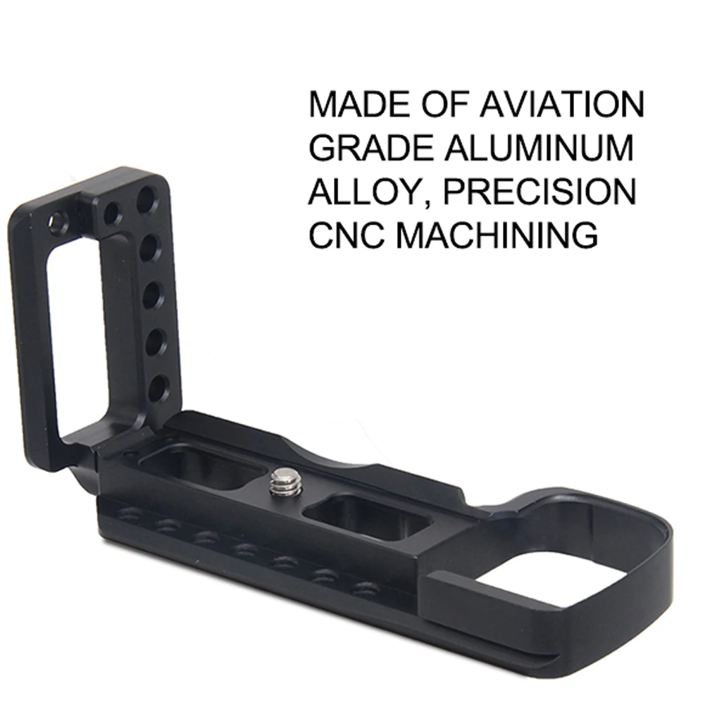 Камера Портативный алюминиевый сплав держатель прочный выдолбленный Quick Release Plate L Тип вертикальная фотография кронштейн для sony A6400