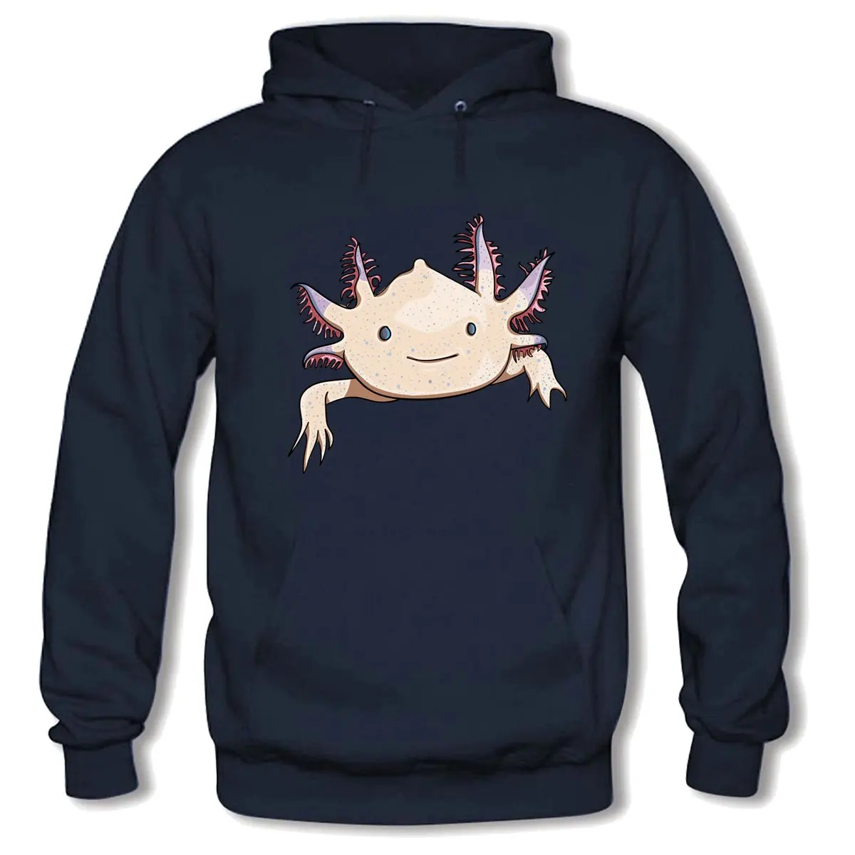 Женский пуловер Axolotl Friend толстовка с капюшоном унисекс для мужчин и женщин