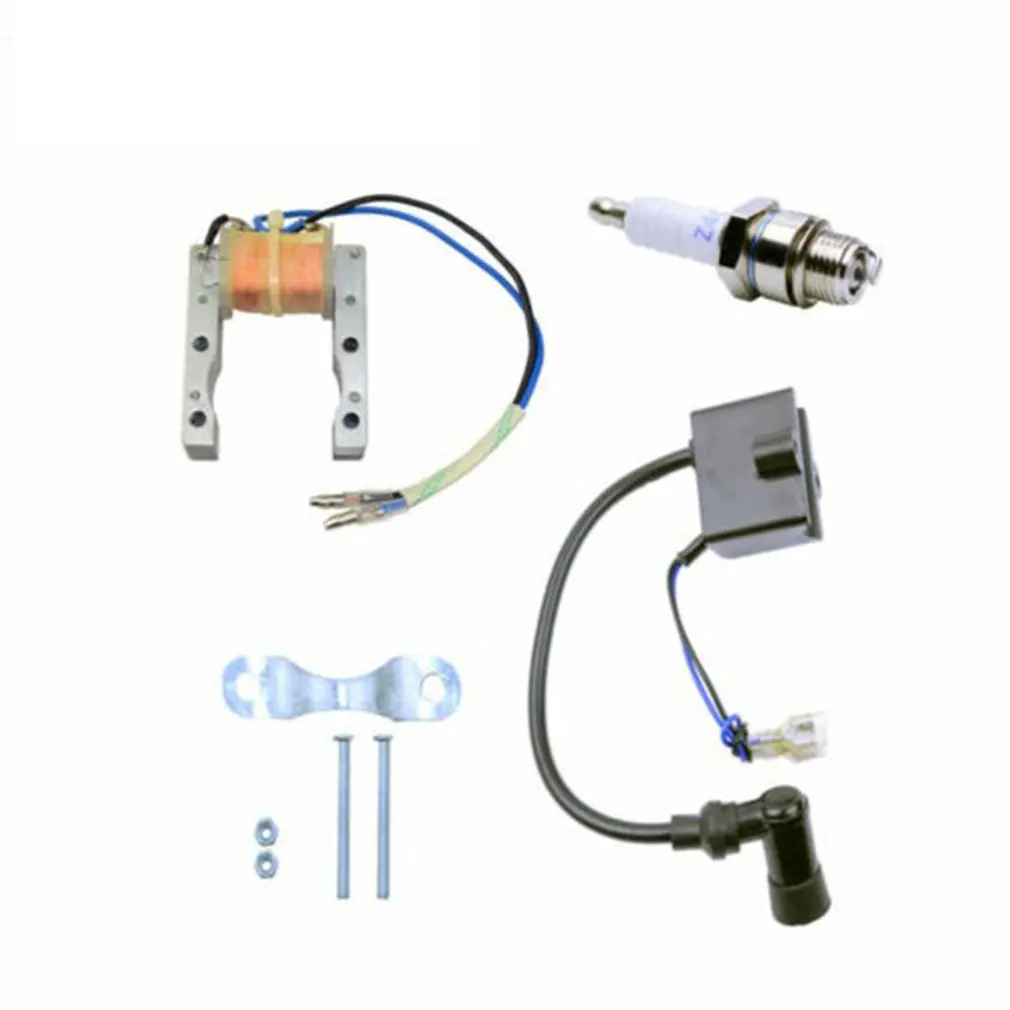 Ignition Coil For Motorized 80Cc 66Cc 49Cc Engine Bicycle Spark Plug High Performance