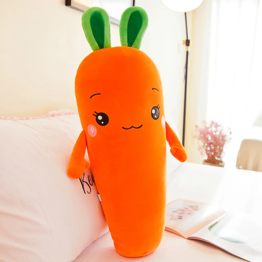 60cm Cute Carrot Plush Toys Pillow Doll Stuffed Plush Toy Carrot Plush Toys Pillow Creative Activity Gift