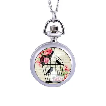 

New Personality Quartz Pocket Watch Fashion Light Pendant Small Pocket Watch Man Woman Kid Gift Necklace Clock Couple Old Man