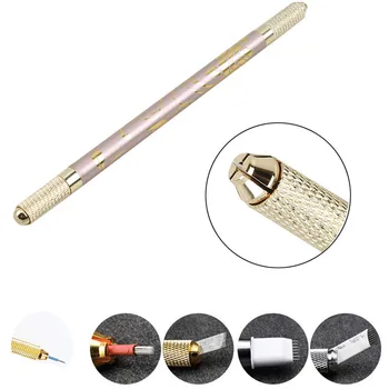 

Double-headed Eyebrow Tattoo Microblading Blade Needle Pen Semi Permanent Manual Makeup Tool