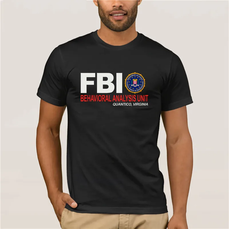 Men's Cool Sleeve T-Shirt Top Quality Men FBI Body Inspector letter Fashion Unique Classic Cotton Men T Shirt Men's Cool Sleeve T-Shirt Top Quality Men FBI Body Inspector letter Fashion Unique Classic Cotton Men T Shirt