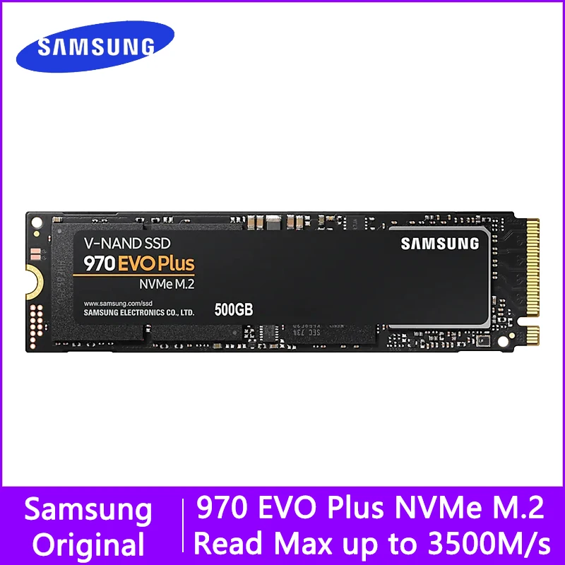 Жесткий диск SAMSUNG V-NAND SSD M.2 M2 1 ТБ 500 Гб 250 HD NVMe жесткий HDD 970 EVO Plus твердотельный PCIe для