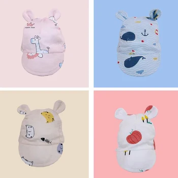

Infant Toddler hat Visor Hat Cap Newborn Baby Headdress Cotton Outdoor Summer Sunscreen caps Accessories YBC034