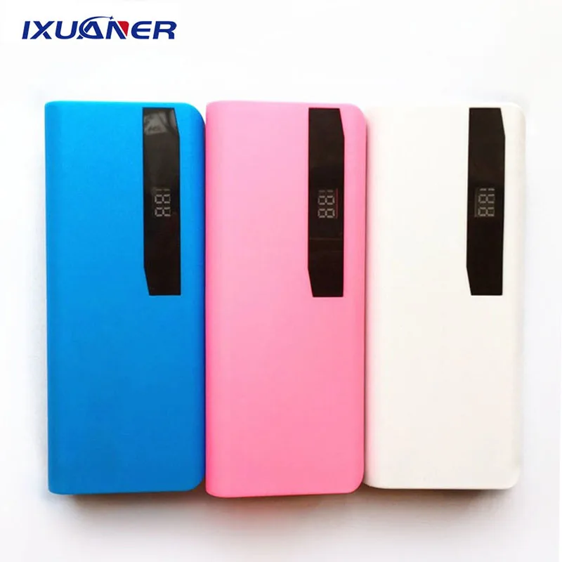 

5x18650 Power Bank DIY Box Portable Mobile Battery with LED Digital Display Light Charger Box DIY Charging Treasure Case Kit