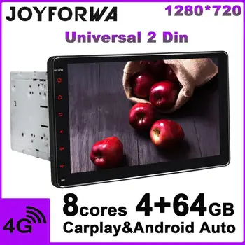 

Android Head Unit Stereo 9" Double 2Din Auto Car Multimedia Radio Player Support Wireless Carplay WiFi 4G Steering Wheel Control