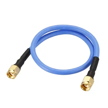 

uxcell RP-SMA Male to RP-SMA Male RG402 RF Coaxial Coax Cable 0.3Meter/1Ft