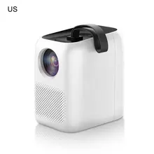 Projecteur intelligent Portable sans fil, haute résolution, HD 1080P, WiFi, même écran, pour chambre à coucher, maison