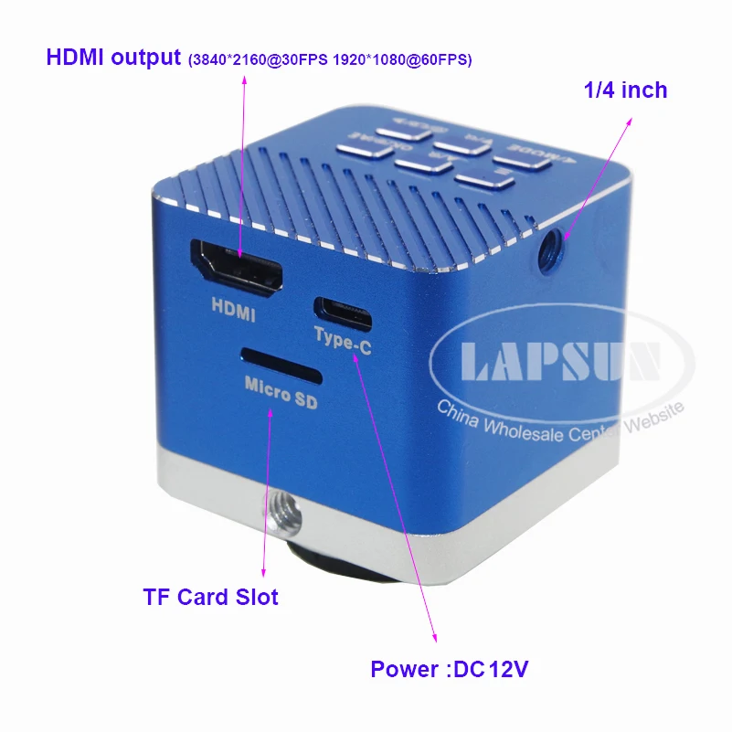 Lapsun   ̰ ī޶, HDMI CŸ USB  , C Ʈ   Ʈ, 2023 ֽ 12MP, 4K, IMX334, 30FPS