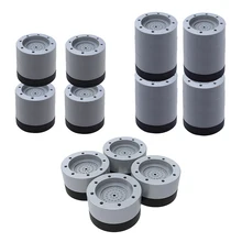 Coussinets Anti-vibrations pour Machine à laver, 4 pièces, Anti-bruit, secousses, marche, absorbe les chocs, pas de prise en main
