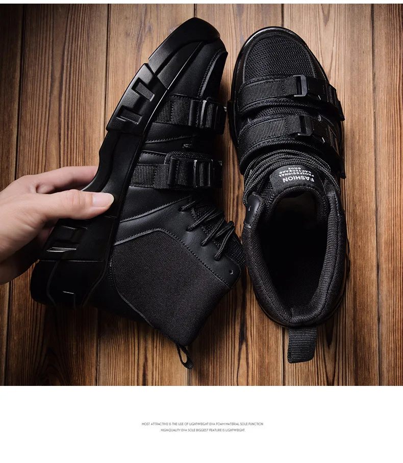 Прямая покупка Новые лоскутные мужские повседневные спортивные кроссовки высокие сетчатый дышащий мужской кроссовки хип хоп Уличная