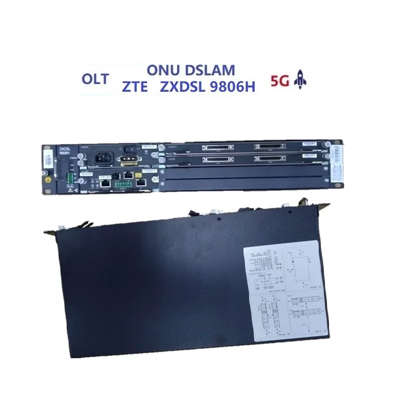 ONU цифровой абонентский линейный доступ мультиплексор ZXDSL9806H с SCCBK и PWAHE power DSLAM VS4