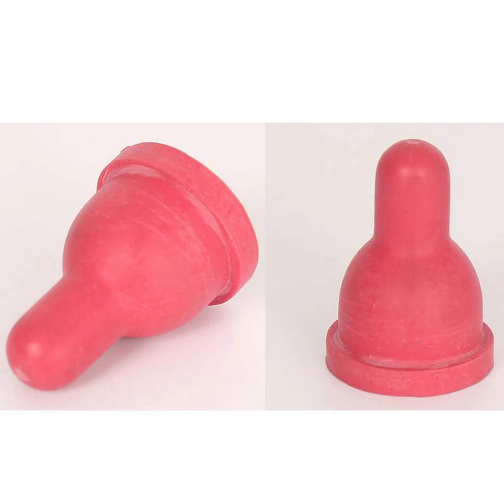 2pcs Silicone Milk Feeding Bottle Bucket Wide Mouth Nipple Teat for Goat Sheep