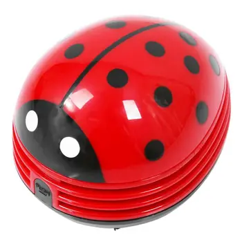 

Ladybug patterned battery-operated mini vacuum table dust cleaner