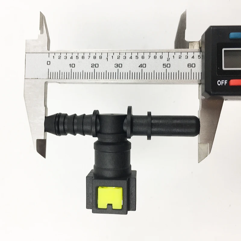 7.89 ID6 T-Union T-Type Coupling Fuel Quick Connector Plastic Pipe Injector for Benz BMW Peugeot Citreon Plastic Pipe