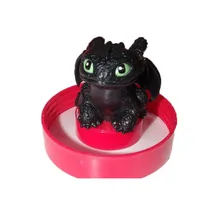 

Action Figure Animated Film Howto Train Your Dragon Night Fury Toothless Q Version Model Figure Bottle Cap Children Toys