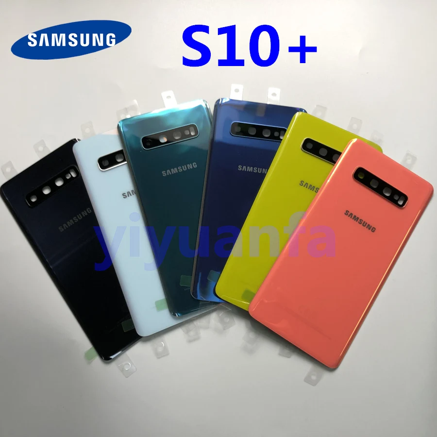 Samsung Galaxy S10 плюс G975 G975F G975U SM-G975F задняя Батарея крышка Стекло Корпус женские босоножки с закрытой пяткой чехол S10+ двери задний Чехол