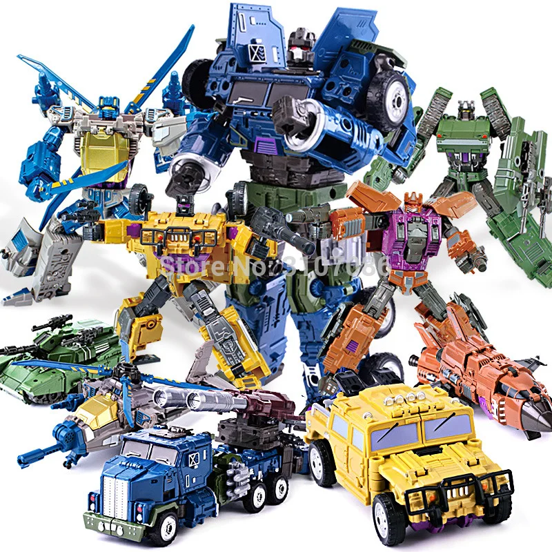 G1 YX Bruticus члены ONSLAUGHT Blastoff Vortex Brawl Swindle 5 в 1 сплав трансформации X9 увеличение KO Edition