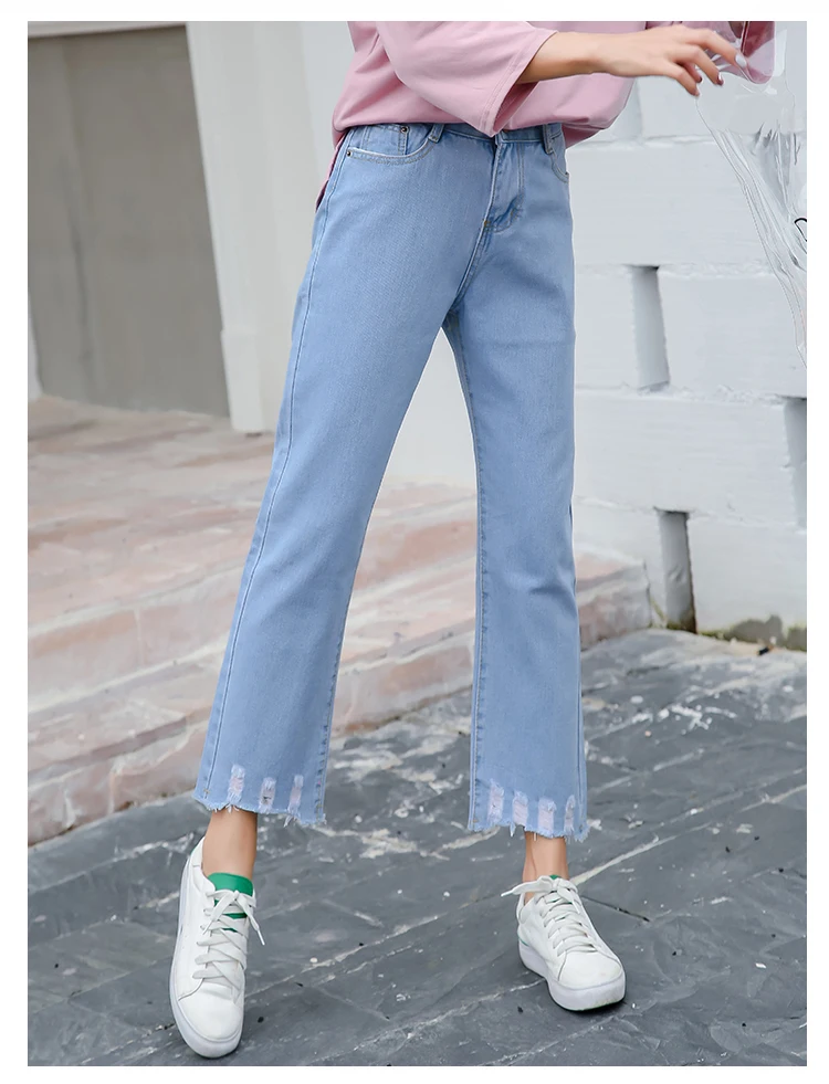 Европейский стиль, классические женские джинсы с высокой талией, винтажные узкие джинсы-карандаш в стиле мамы, высококачественные джинсовые штаны на 4 сезона-85