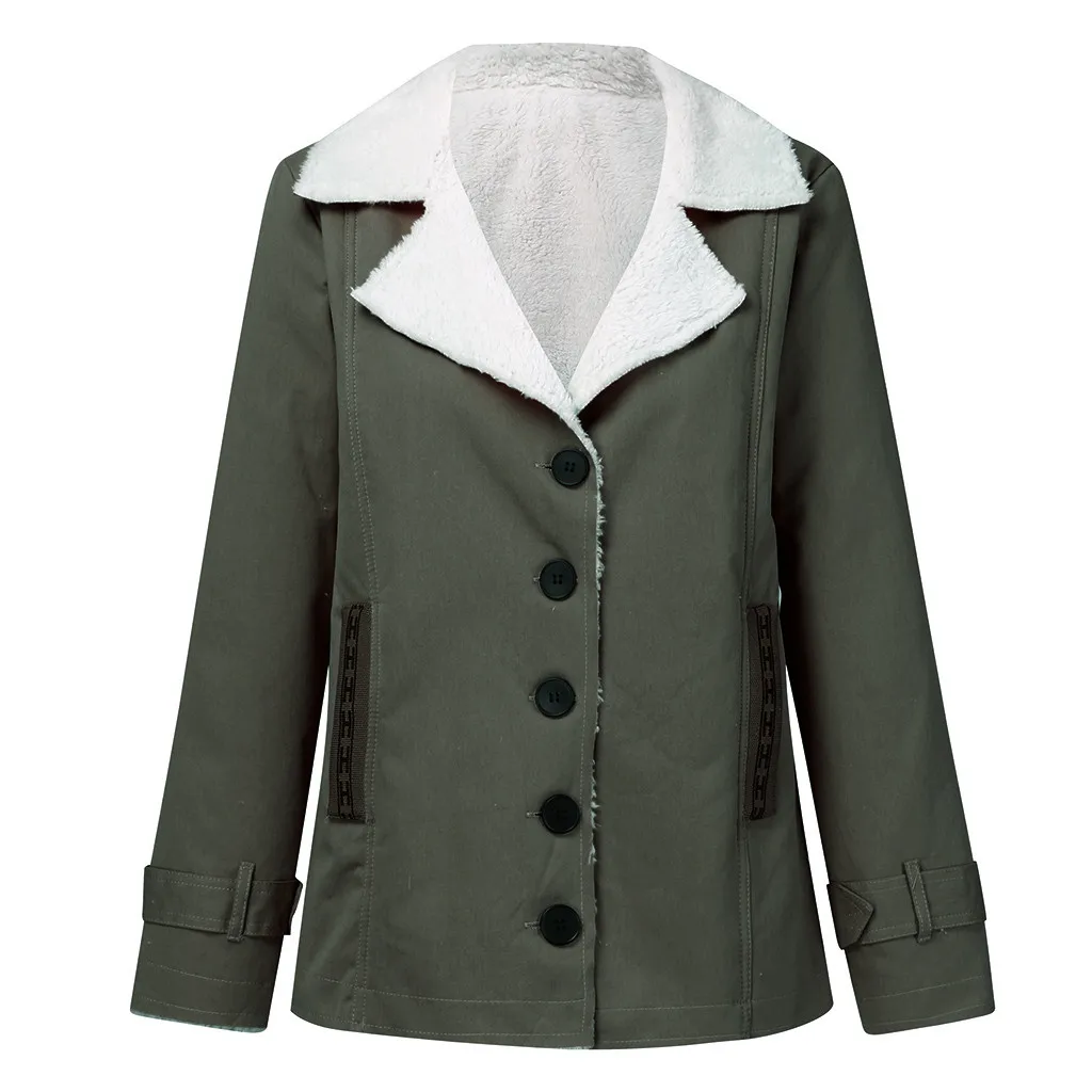 SAGACE, зимняя женская куртка, одноцветная, на молнии, свободная, с большим отворотом, теплое, хлопковое, Женское пальто, женские куртки, Женская парка, зимняя куртка 1113