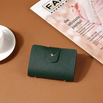

MOLAVE wallet Men Women Fashion trend Credit Card Holder Case Card Business Card 12Bit strong Ness leather Wallet 2019DEC26