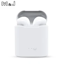 M& J i7s TWS пара беспроводной Hearphone Bluetooth наушники I7 спортивные наушники гарнитура с микрофоном для iPhone Xiaomi samsung huawei