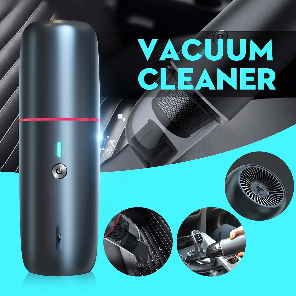 Беспроводной пылесос 5000Pa портативный автоматический ручной Мини для салона