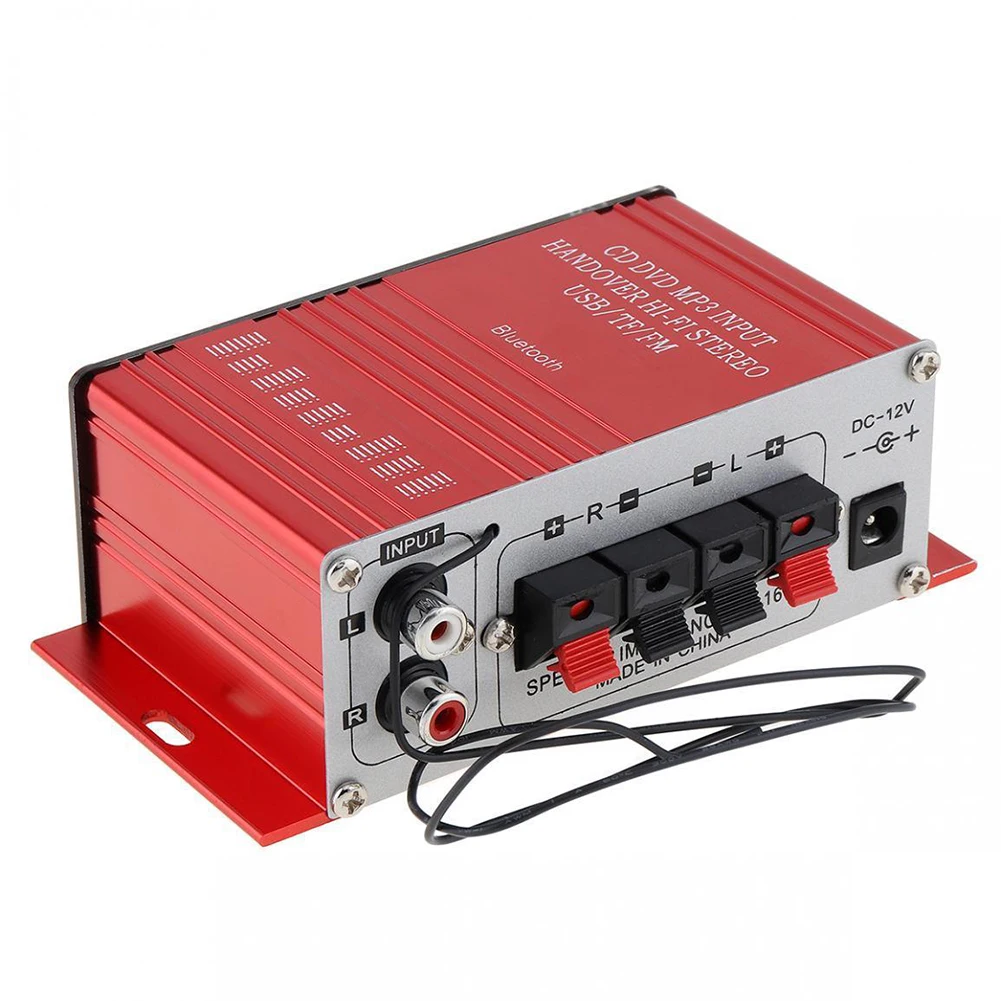 12V G8 Car Amplifier HIFI Audio Power Amplifier Bluetooth Stereo Cars Theater Amplifiers FM Radio Dropshipping