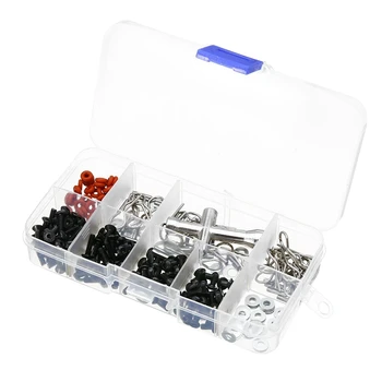 

270 Pcs Special Repair Tool & Screws Box Set for 1/10 HSP RC Car DIY